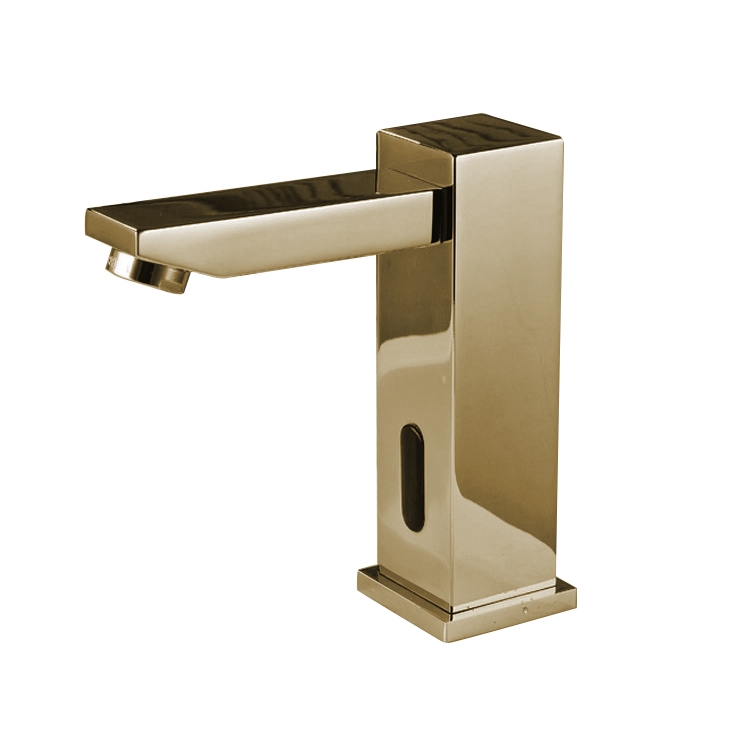 Fontana Verona Cold & Hot Gold Finish Touchless Bathroom Faucet